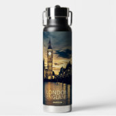 Aangepaste naam Londen Waterfles (Voorkant)