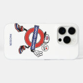 Aangepaste naam London Calling Case-Mate iPhone Case (Achterkant (horizontaal))