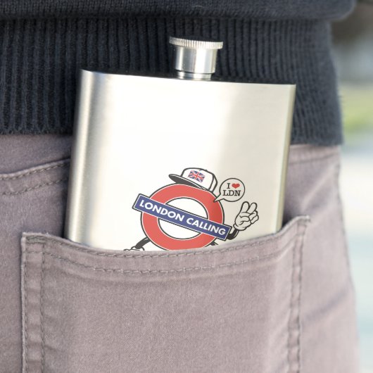 Aangepaste naam London Calling Flacon (Voorbeeld)