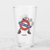 Aangepaste naam London Calling Glas (Achterkant)