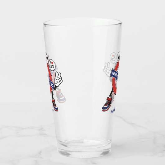 Aangepaste naam London Calling Glas (Links)