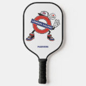 Aangepaste naam London Calling Pickleball Paddle (Achterkant)