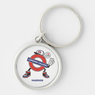 Aangepaste naam London Calling Sleutelhanger