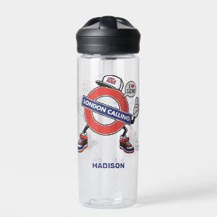 Aangepaste naam London Calling Waterfles