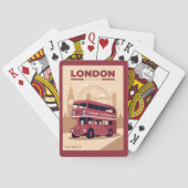 Aangepaste naam LONDON Pokerkaarten (Achterkant)