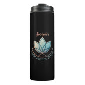 Aangepaste naam Lotus - [NAME] Schijnt helder Thermosbeker (Voorkant)