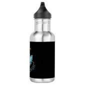 Aangepaste naam Lotus - [NAME] Schijnt helder Waterfles (Rechts)