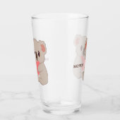 Aangepaste naam Love Koala Glas (Rechts)