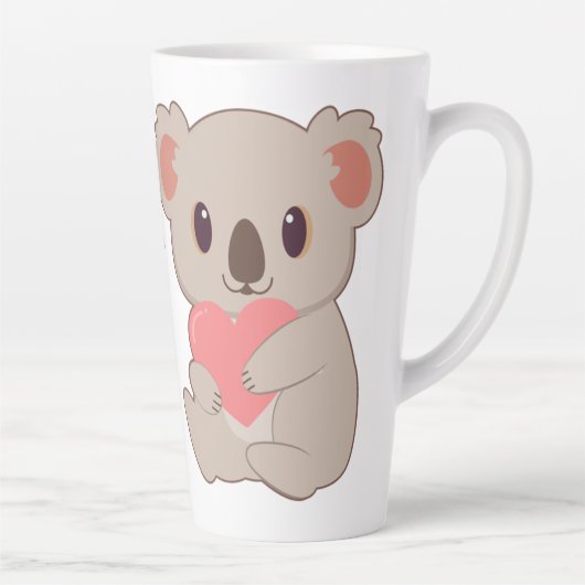 Aangepaste naam Love Koala Latte Mok (Rechts)