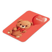 Aangepaste naam Love Teddy Magneet (Linkerzijde)