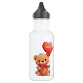 Aangepaste naam Love Teddy Waterfles (Links)
