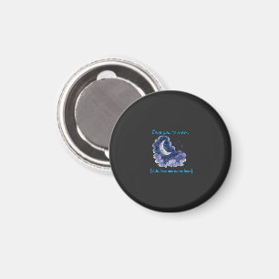 Aangepaste naam Love You to the Moon Watercolor Ma Magneet