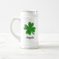 Aangepaste naam Lucky 4 Leaf Clover St. Patrick's 