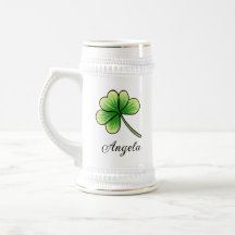Aangepaste naam Lucky Clover St. Patrick's Day