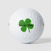 Aangepaste naam Lucky Golf Balls Golfballen (Voorkant)