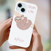 Aangepaste naam Luiaard Leven Case-Mate iPhone Case