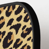 Aangepaste naam Luipaard Dierprint Patroon Klassie Pickleball Paddle (Links Detail)
