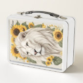Aangepaste naam Lunch Box, Zonnebloemen Magische L (Voorkant)