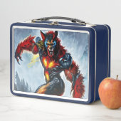 Aangepaste naam lunchbox, kleurrijk waren Wolf Hal (In situ)