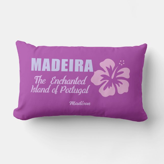Aangepaste naam Madeira Kussen (Voorkant)