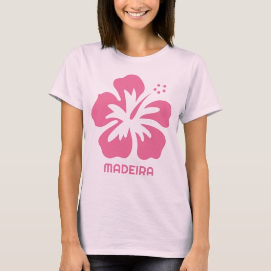 Aangepaste naam Madeira (of Jouw tekst) T-shirt (Voorkant)