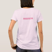 Aangepaste naam Madeira (of Jouw tekst) T-shirt (Achterkant)