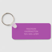 Aangepaste naam Madeira Sleutelhanger (Achterkant)