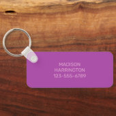 Aangepaste naam Madeira Sleutelhanger (Achterkant)