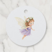 Aangepaste Naam Magic Fairies Roze Paddenstoelen V Bedankjes Labels (Achterkant)