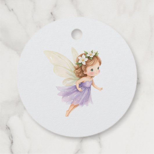 Aangepaste Naam Magic Fairies Roze Paddenstoelen V Bedankjes Labels (Achterkant)