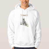Aangepaste naam Maine Coon Cat Pet Hoodie (Voorkant)