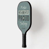 Aangepaste naam "Make Yourself Proud" Pickleball Paddle (Links)