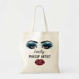 Aangepaste naam Makeup Artist Kiss Bride Lashes Bl Tote Bag