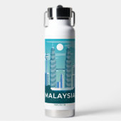 Aangepaste naam MALAYSIA Waterfles (Voorkant)