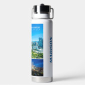 Aangepaste naam Maleisië Waterfles (Achterkant)