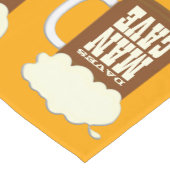 Aangepaste naam Man Cave Bier Mok Patroon Korte Tafelloper (Hoek)