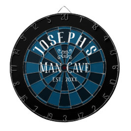 Aangepaste naam man Cave Dartbord