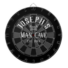 Aangepaste naam man Cave Dartbord