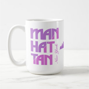 Aangepaste naam Manhattan New York Koffiemok