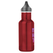 Aangepaste naam Manhattan New York Waterfles (Links)