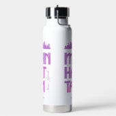 Aangepaste naam Manhattan New York Waterfles (Links)