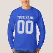 Aangepaste naam Mannen Football T-Shirt (Voorkant)