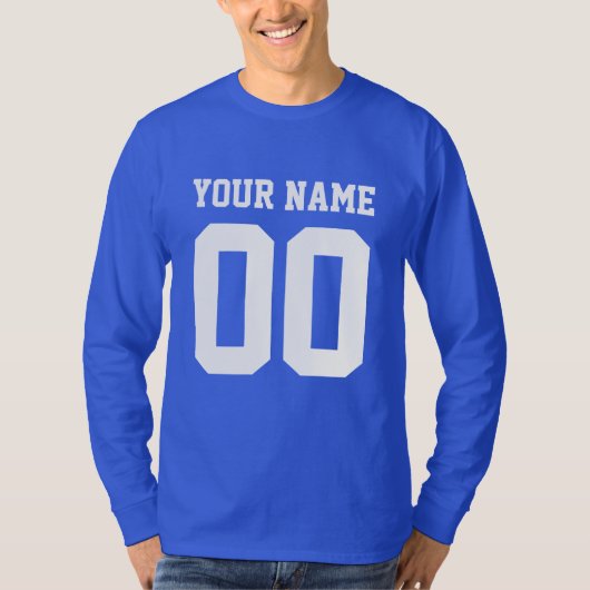 Aangepaste naam Mannen Football T-Shirt (Voorkant)