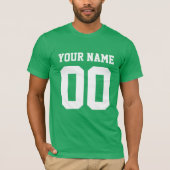 Aangepaste naam Mannen Football T-Shirt (Voorkant)