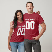 Aangepaste naam Mannen Football T-Shirt (Unisex)