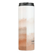 Aangepaste naam Marathon Runner Gift Thermosbeker (Achterkant)