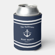 Aangepaste naam marineanker bootfeest reünie
