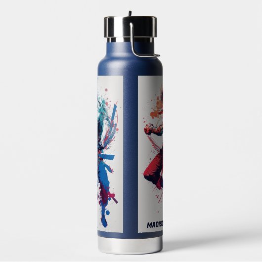 Aangepaste naam Martial Arts Waterfles (Links)
