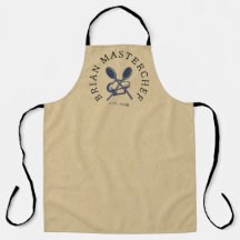 Aangepaste naam Master cheff Rust bruin kraft
