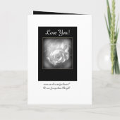 AANGEPASTE NAAM Matron of Honor Uitnodiging White  (Achterkant)